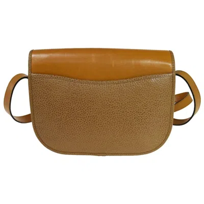 Shop Dior Brown Leather Shoulder Bag ()