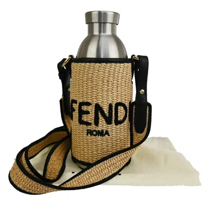 Shop Fendi Beige Synthetic Shoulder Bag ()