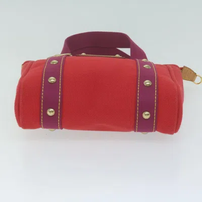 Pre-owned Louis Vuitton Cabas Red Canvas Tote Bag ()