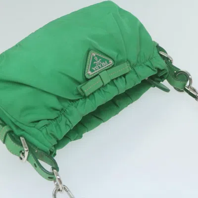 Shop Prada Green Synthetic Shoulder Bag ()