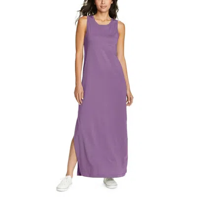 Shop Eddie Bauer Women's Coast And Climb Sleeveless Maxi Dress In Purple