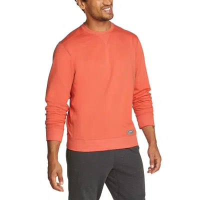 Shop Eddie Bauer Men's Everyday Crew Sweatshirt In Orange