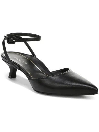 Shop Vionic Jacynda Womens Pointed Toe Kitten Heels In Black