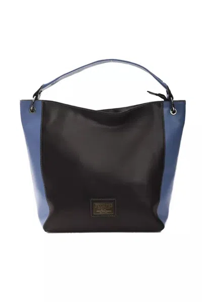 Shop Pompei Donatella Chic Leather Shoulder Women's Bag In Black
