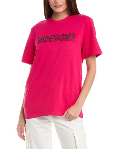 Shop M Missoni T-shirt In Pink