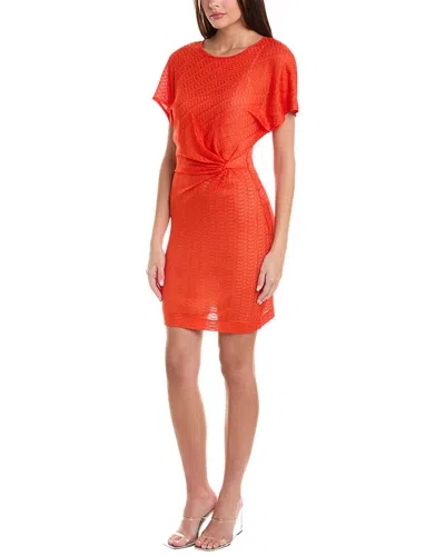 Shop M Missoni Sheath Dress In Orange