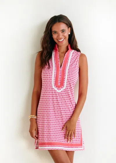 Shop Cabana Life Coral Gables Sleeveless Tunic Dress In Pink