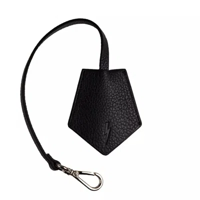 Shop Neil Barrett Sleek Leather Keychain For Men's Men In Black
