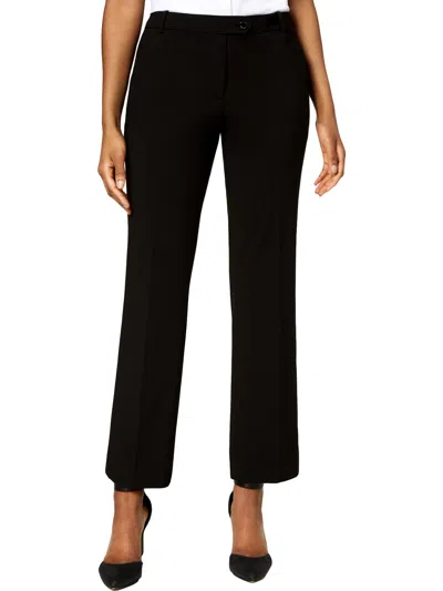 Shop Calvin Klein Womens Cropped Modern Fit Dress Pants In Black