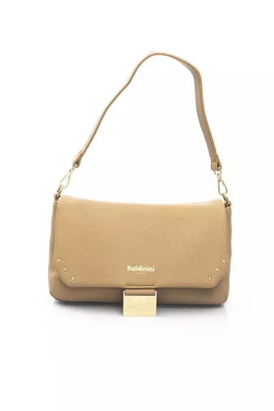 Shop Baldinini Trend En Detail Shoulder Women's Bag In Beige