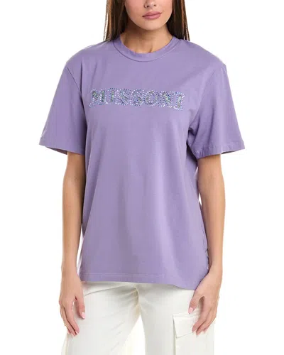 Shop Missoni M  T-shirt In Purple