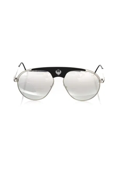 Shop Frankie Morello Chic Shield Smoke Lens Men's Sunglasses In Multi