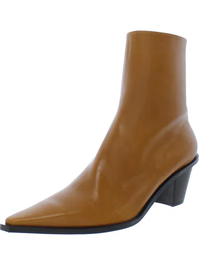 Shop Reike Nen Rn3sh049 Womens Leather Pointed Toe Ankle Boots In Brown