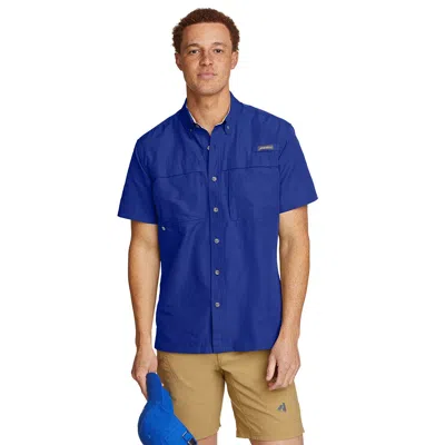 Shop Eddie Bauer Men's Ripstop Guide Short-sleeve Shirt In Multi