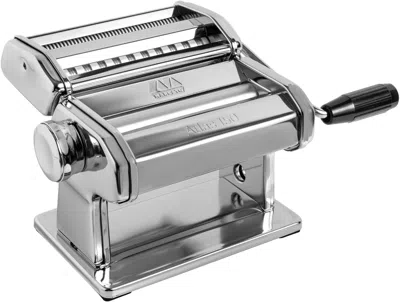 Shop Marcato Atlas 150 Pasta Machine With Cutter And Hand Crank, Made In Italy In Silver
