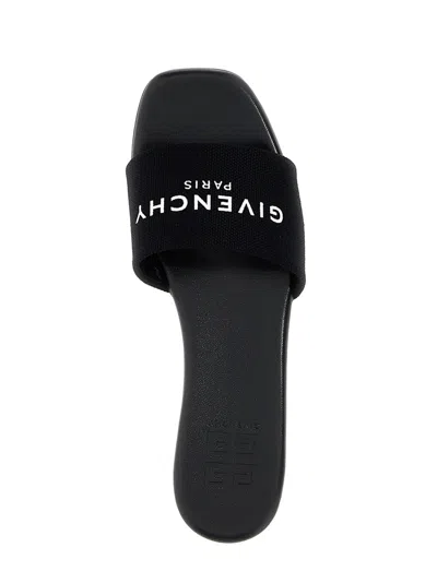 Shop Givenchy 4g Sandals White/black