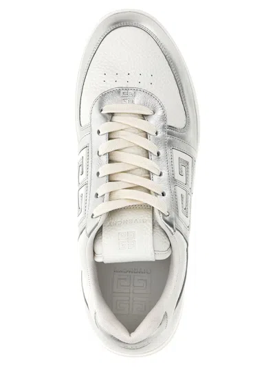 Shop Givenchy 4g Sneakers Silver
