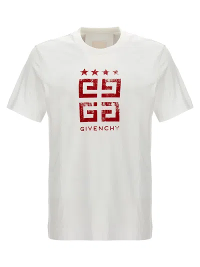 Shop Givenchy 4g Stars T-shirt White