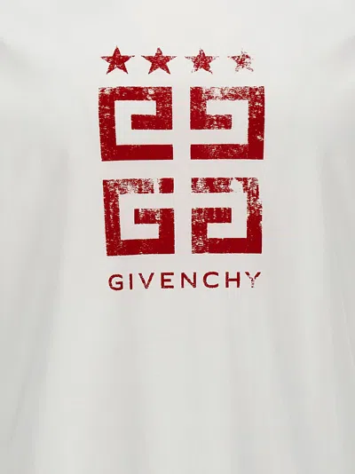 Shop Givenchy 4g Stars T-shirt White