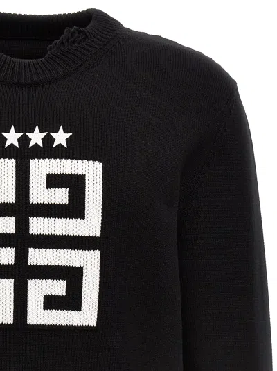 Shop Givenchy 4g Sweater Sweater, Cardigans White/black