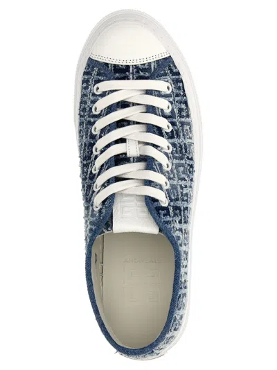 Shop Givenchy City Low Sneakers Blue