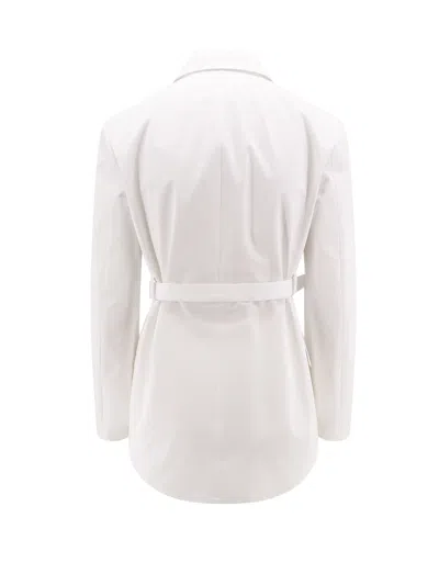 Shop Valentino Cotton Caban With Removable Belt At Waist