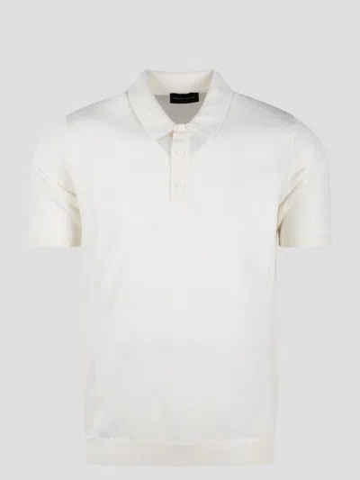 Shop Roberto Collina Cotton Knit Polo Shirt