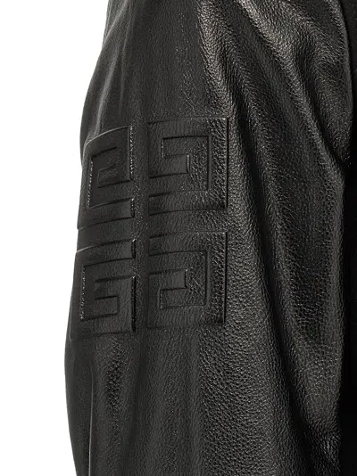 Shop Givenchy Cropped Logo Bomber Jacket Casual Jackets, Parka White/black
