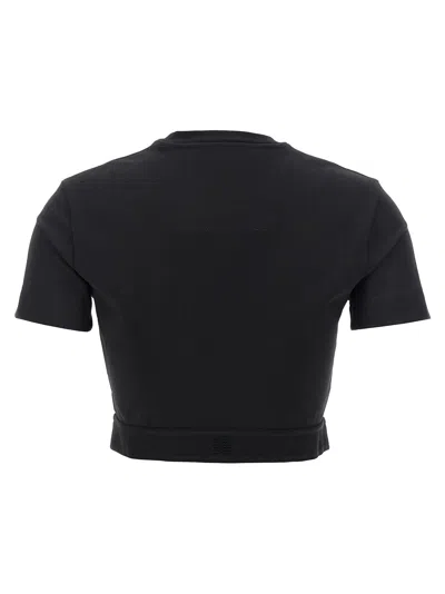 Shop Givenchy Cropped T-shirt Black