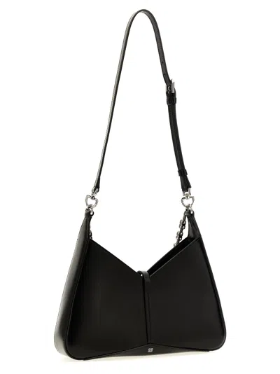 Shop Givenchy Cut Out Zipped Shoulder Bags Black