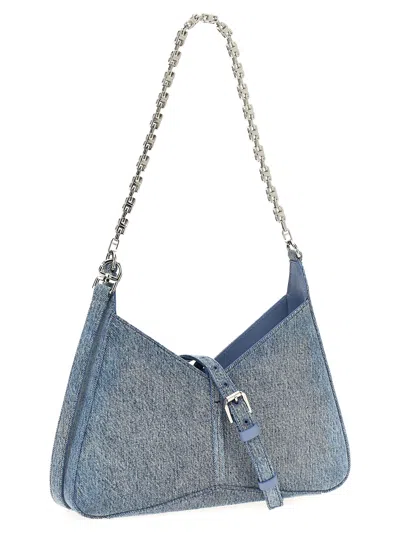 Shop Givenchy Cut Out Shoulder Bags Light Blue
