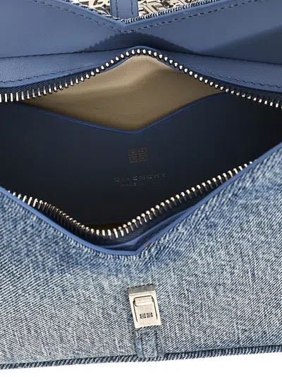 Shop Givenchy Cut Out Shoulder Bags Light Blue