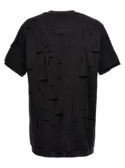 Shop Givenchy Destroyed Effect T-shirt Black