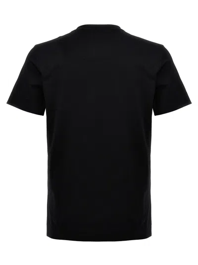 Shop Givenchy Embroidery Logo T-shirt Black