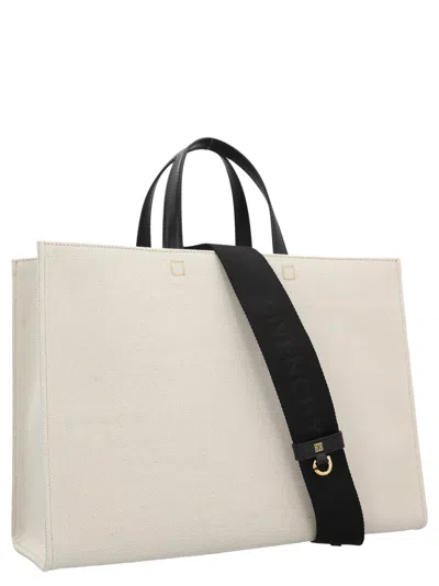 Shop Givenchy G Tote Bag White/black