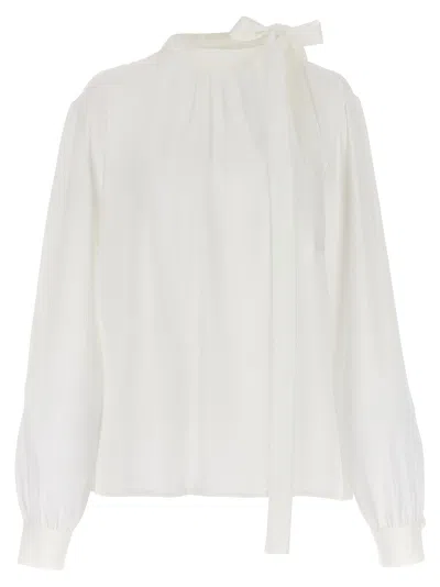 Shop Givenchy Jacquard Logo Shirt Shirt, Blouse White