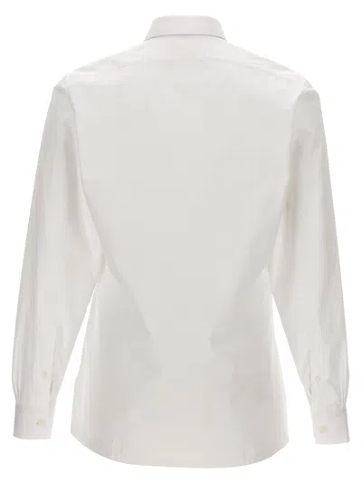 Shop Givenchy Logo Embroidery Shirt Shirt, Blouse White