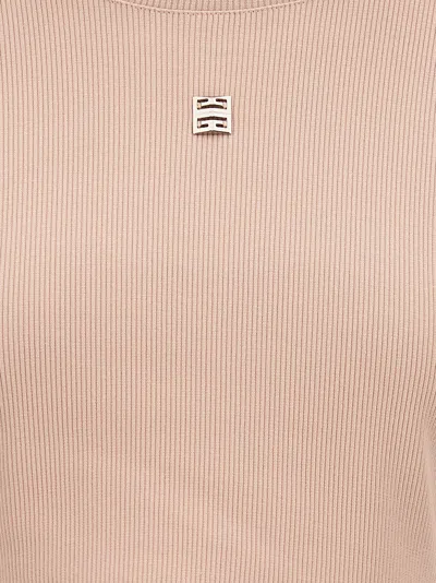 Shop Givenchy Logo Plaque T-shirt Pink
