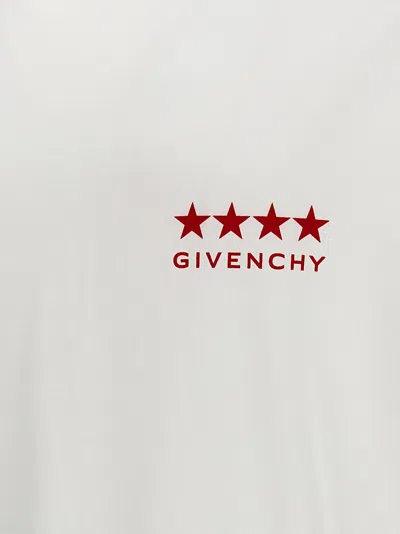 Shop Givenchy Logo Print T-shirt White