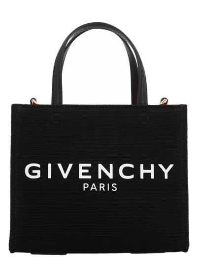 Shop Givenchy Mini G-tote Hand Bags Black
