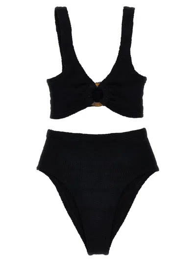Shop Hunza G Nadine Beachwear Black