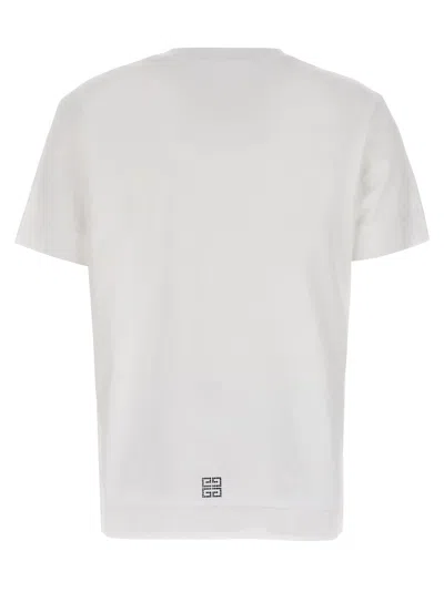 Shop Givenchy Rhinestone Logo T-shirt White