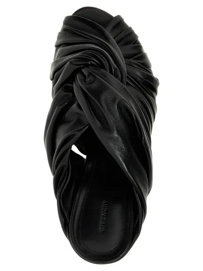 Shop Givenchy Twist Sandals Black