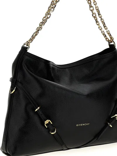Shop Givenchy Voyou Chain Shoulder Bags Black