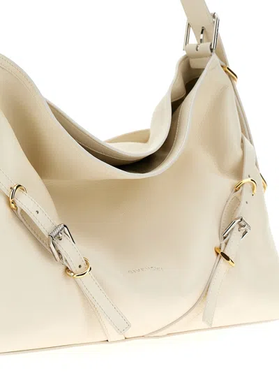 Shop Givenchy Voyou Shoulder Bags White