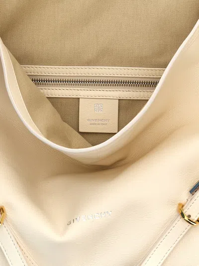 Shop Givenchy Voyou Shoulder Bags White