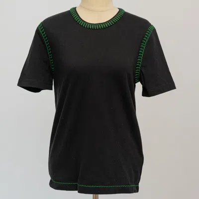 Pre-owned Bottega Veneta Black Cotton T Shirt