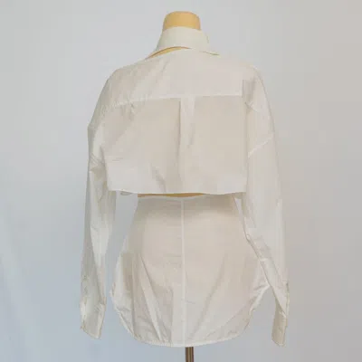 Pre-owned Alexander Wang Cut-out Asymmetric Shirt