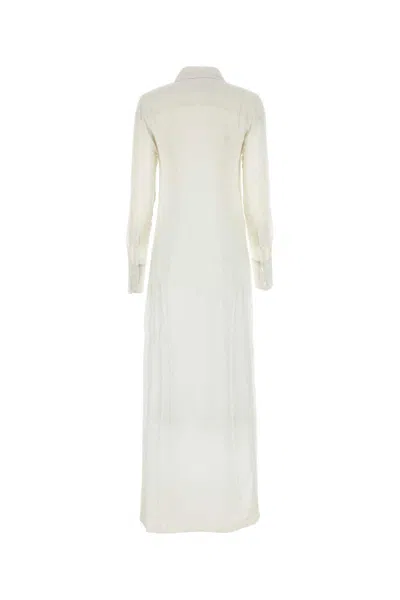 Shop Ami Alexandre Mattiussi Ami Dress In White
