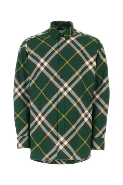 Shop Burberry Man Giacca In Multicolor